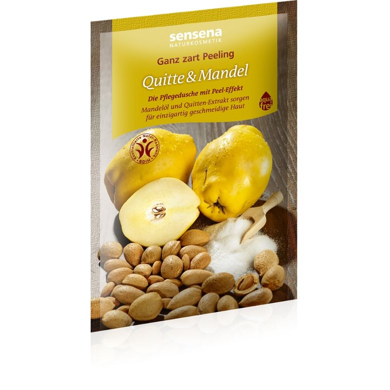 sensena Naturkosmetik Ganz Zart Peeling "Quitte & Mandel" - Produktbild