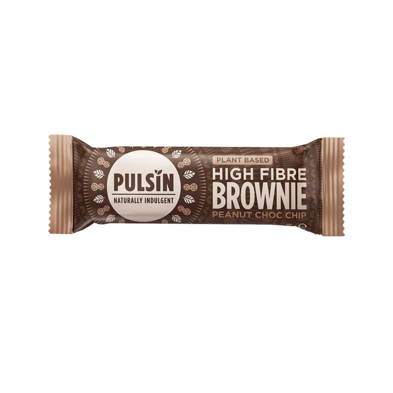 Pulsin PULSIN Raw Choc Brownie Peanut Choc Chip 35 g - Produktbild