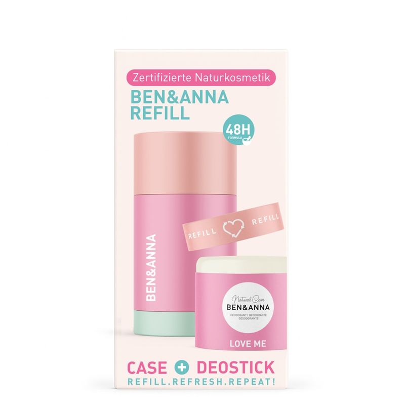 Ben&Anna Natural Care BEN&ANNA Case & Deostick Refill Deodorant - Produktbild