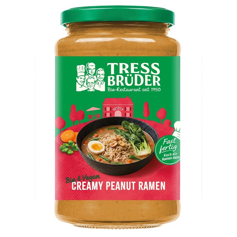 Tress Brüder Bio vegane Creamy Peanut Ramen - Produktbild