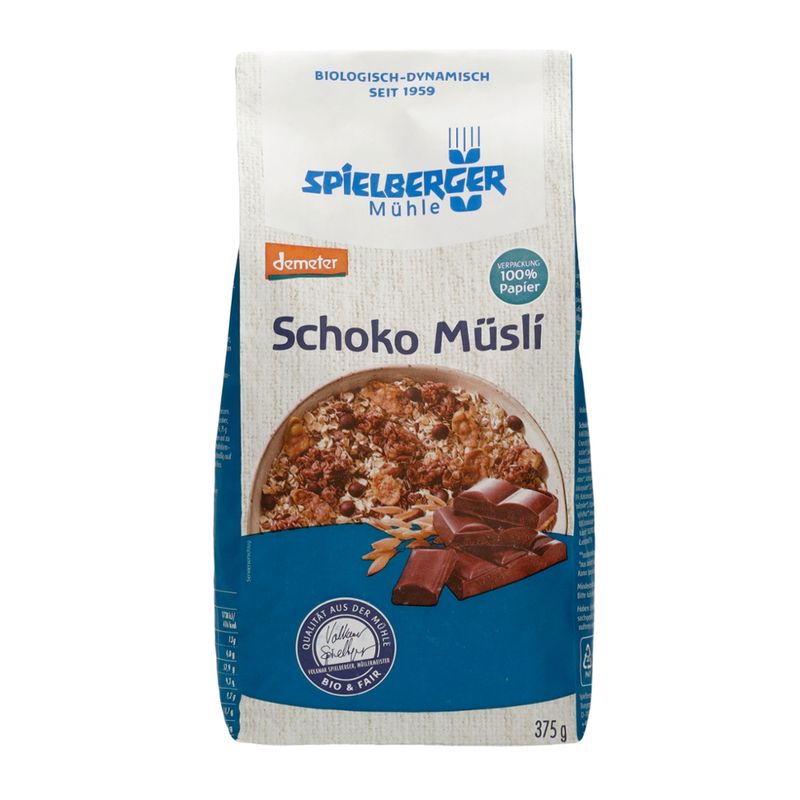 Spielberger Mühle Schoko Müsli, demeter - Produktbild