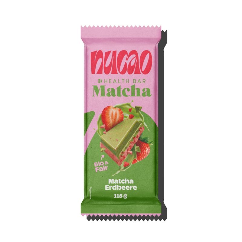 nucao nucao block - Matcha Erdbeere (organic) - 115g - Produktbild