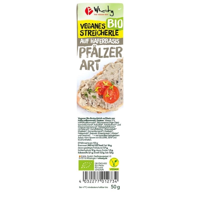 Wheaty Wheaty Veganes Streicherle Pfälzer Art - Produktbild