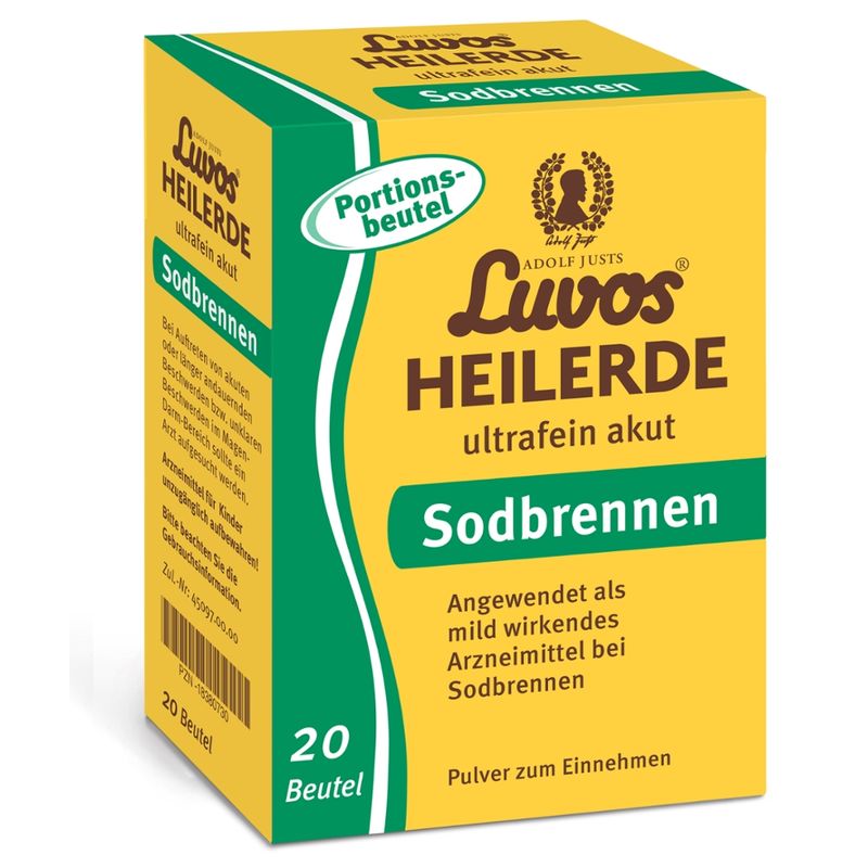 Luvos-Heilerde Adolf Justs Luvos-Heilerde ultrafein akut Säurebed Magenbeschwerden Portionsbeut - Produktbild
