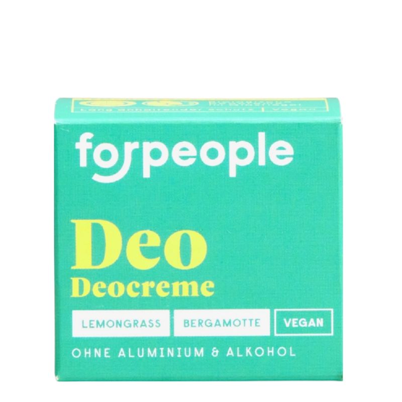 forpeople Deocreme Citrus im Glastiegel - mit Lemongrass - Produktbild