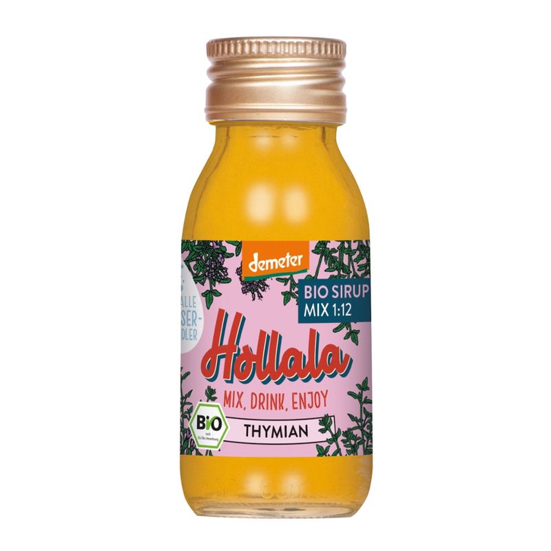 Hollala HOLLALA - Bio (Demeter) Sirup Thymian 60ml - Produktbild