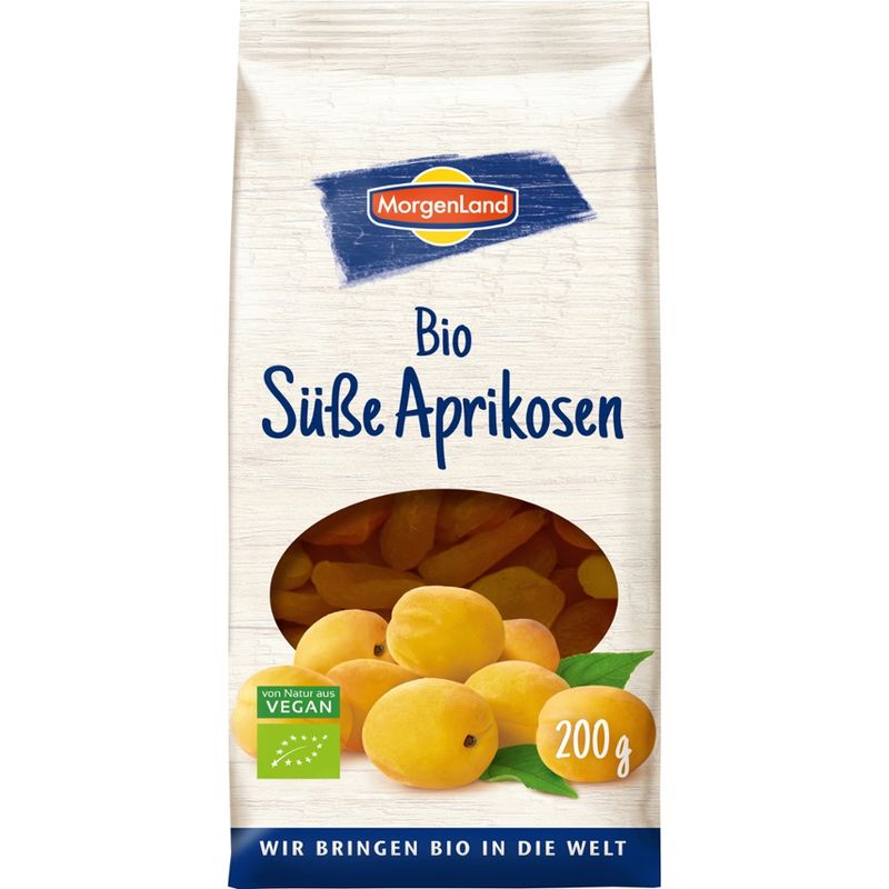 MorgenLand Bio Süße Aprikosen entsteint - Produktbild