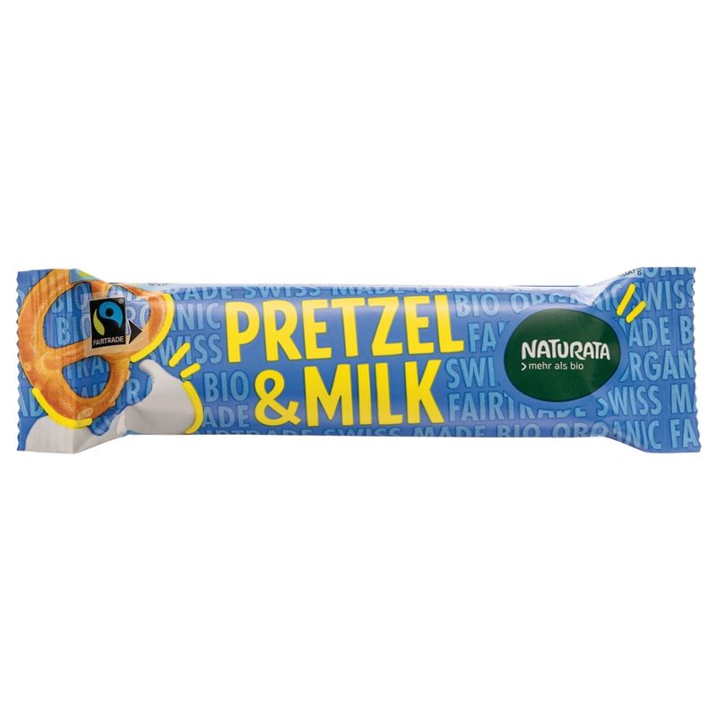 NATURATA Pretzel & Milk Schokoriegel - Produktbild
