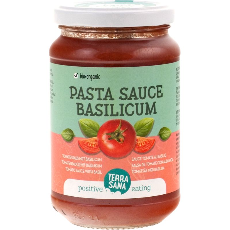 TerraSana Tomatensauce mit Basilikum - Produktbild