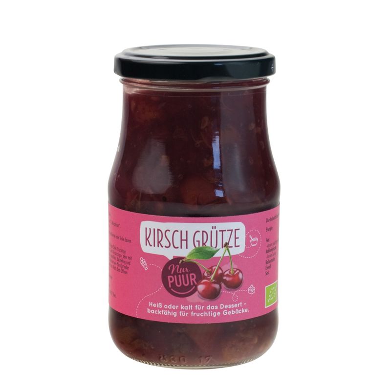 Nur Puur Kirsch Grütze, 350g - Produktbild