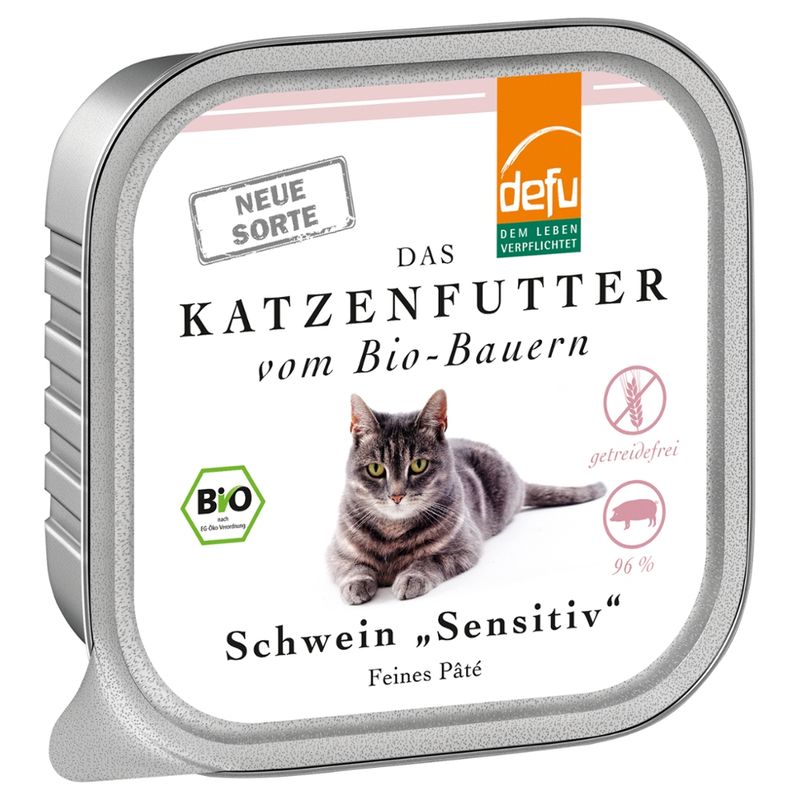 defu - Das Tierfutter vom Bio-Bauern Katze Schwein "Sensitiv" - Produktbild