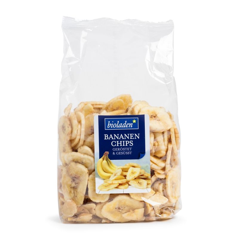 bioladen Bananenchips geröstet & gesüßt - Produktbild
