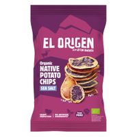 el origen Bio Native Potato Chips Sea Salt, 100 g - Produktbild