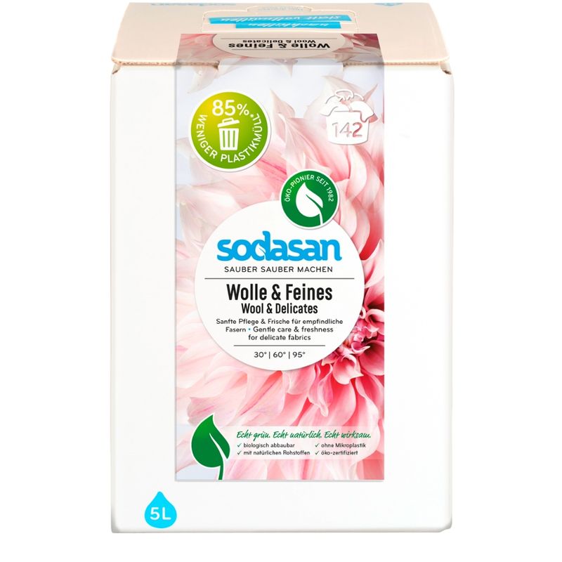 sodasan Wolle & Feines Waschmittel 5l BiB - Produktbild