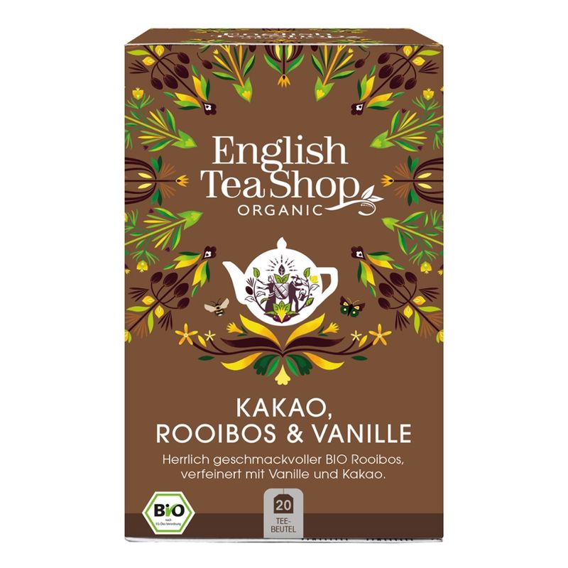 English Tea Shop English Tea Shop - Kakao, Rooibos & Vanille, BIO, 20 Teebeutel - Produktbild