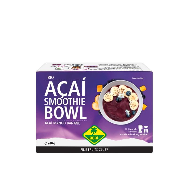Fine Fruits Club Bio Açaí Smoothie Bowl (250g) - Produktbild