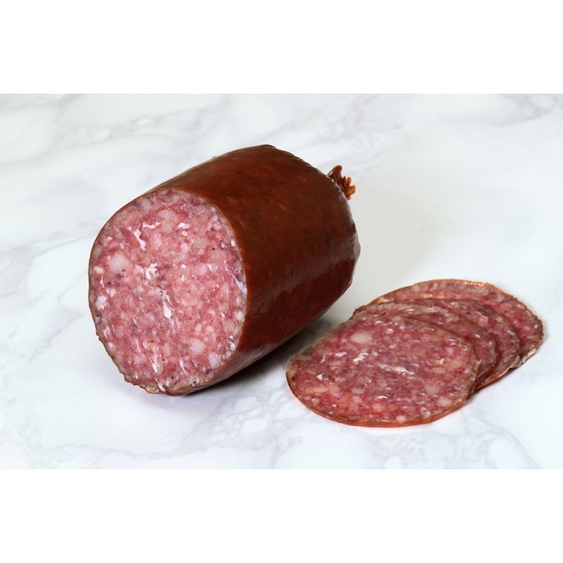 Chiemgauer Naturfleisch Haus-Salami RIND, Stange ca. 120 g, SB, kbA - Produktbild