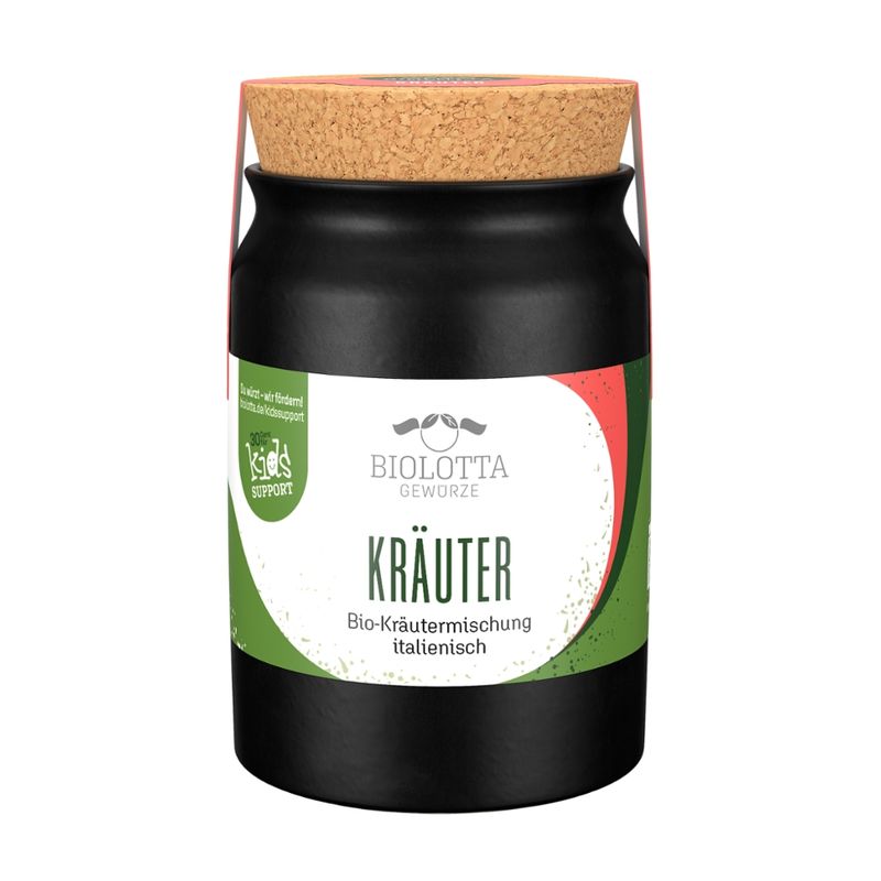 Biolotta Biolotta Keramiktopf Kräuter Bio-Kräutermischung, italienisch - Produktbild