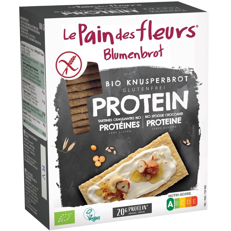 Blumenbrot Blumenbrot  Knusperbrot Protein - Produktbild