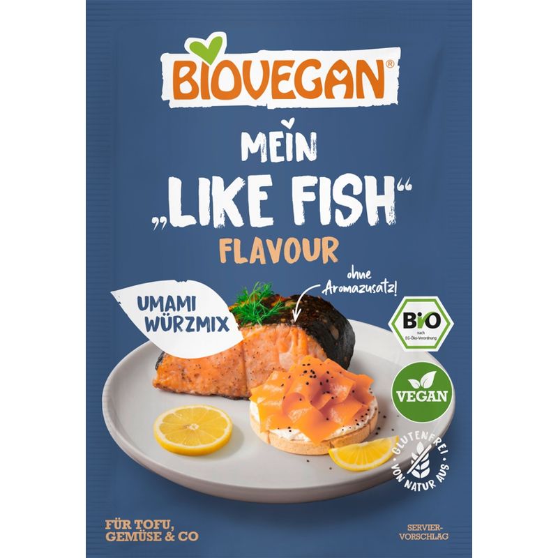 Biovegan Mein "Like Fish" Flavour, Umami Würzmix, Bio, 15g - Produktbild