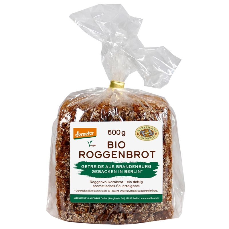 Märkisches Landbrot Roggenbrot 500g - Produktbild