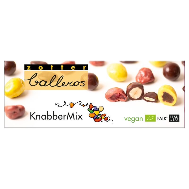 Zotter Schokolade Balleros "Knabbermix" VEGAN - Produktbild