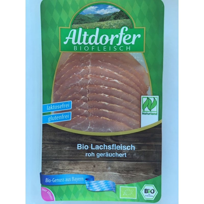 Altdorfer Biofleisch Bio Lachsfleisch 70g - Produktbild