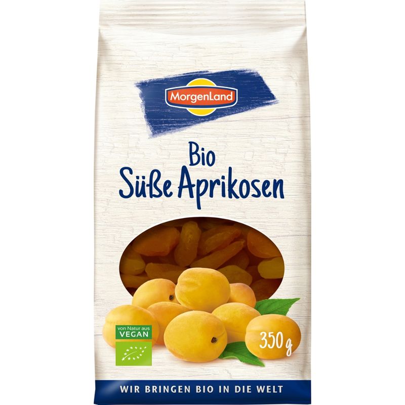 MorgenLand Bio Süße Aprikosen entsteint - Produktbild