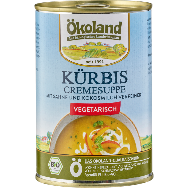 ÖKOLAND Kürbis-Cremesuppe - Produktbild