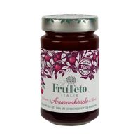 Frutteto 100 % Amarenakirsche Bio-Fruchtaufstriche 250g. Fruchtanteil 100 %.  - Produktbild