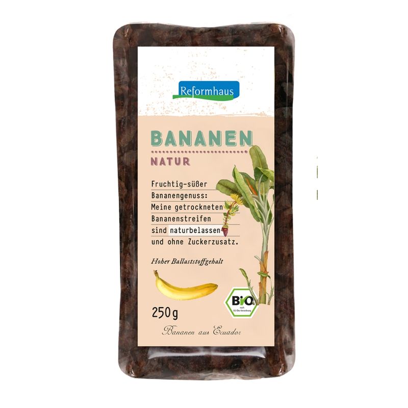 Reformhaus Bananen in Päckchen bio - Produktbild