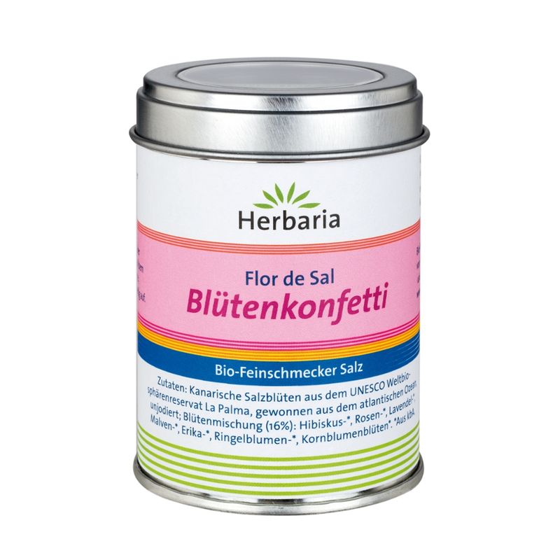 HERBARIA Flor de Sal Blütenkonfetti bio M-Dose - Produktbild