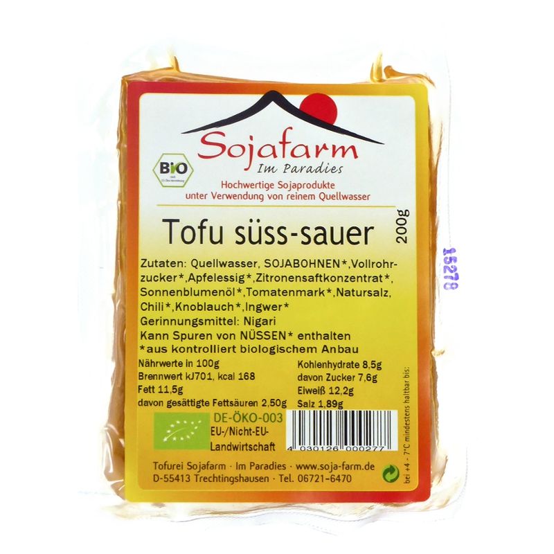 Sojafarm Tofu süss-sauer - Produktbild