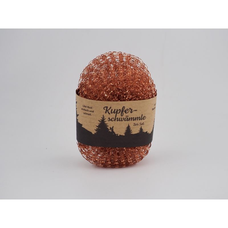 WALDKRAFT Kupferschwammsets - VE 15 / 2er Set inkl. Banderole - Produktbild