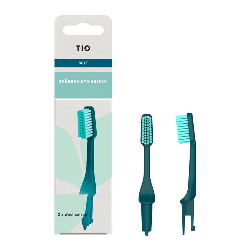 TIO GmbH TIO -  TIOBRUSH - 2x Wechselköpfe - SOFT - Produktbild