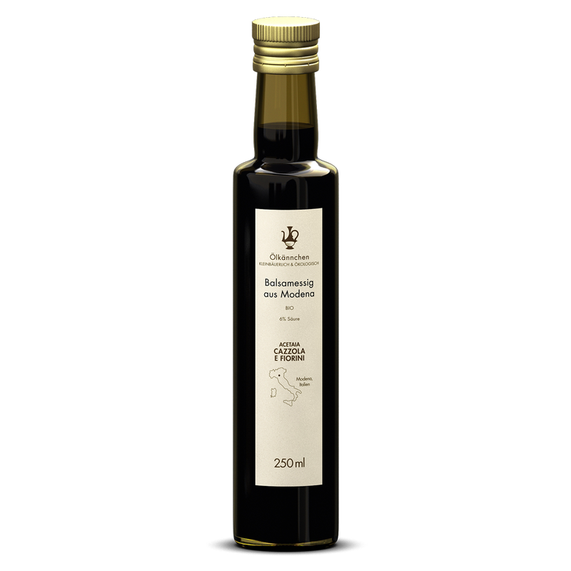 Ölkännchen Ölkännchen Acetaia Cazzola & Fiorini Balsamessig 6% Säure, g.g.A. Modena, IT 250ml - Produktbild
