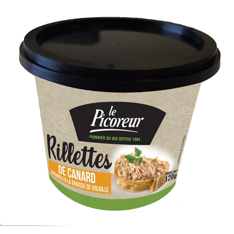 Le Picoreur  RILLETTES ENTEN 120G FIX GEWICHT LE PICOREUR - Produktbild