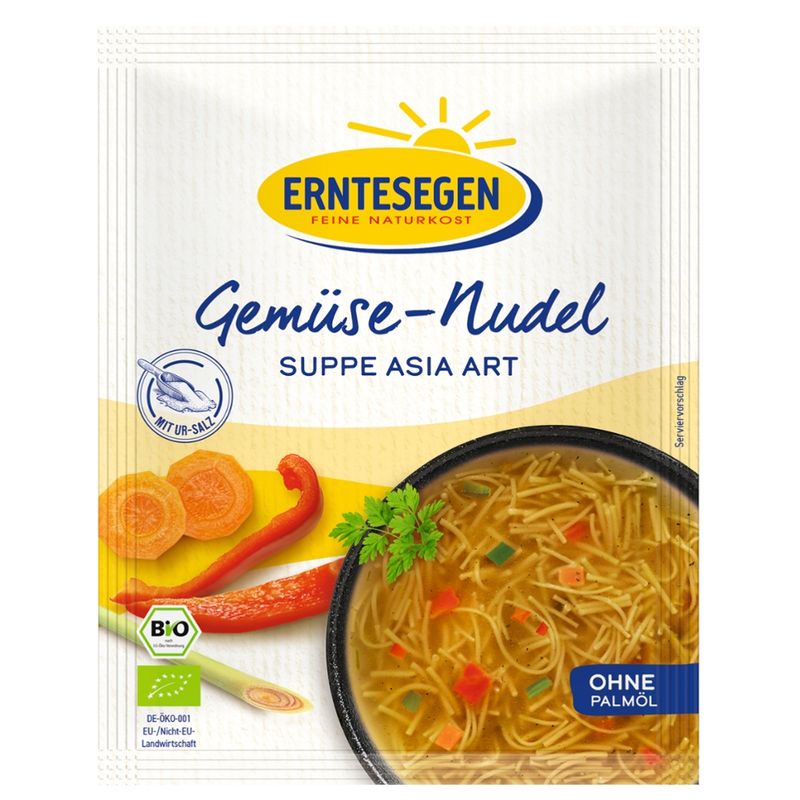 Erntesegen Gemüse-Nudel Suppe Asia Art Bio - Produktbild