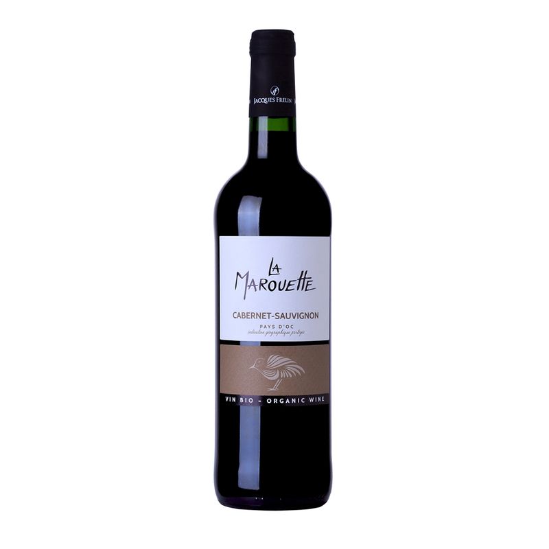 Jacques Frelin Vignobles SAS La Maison des Terroirs Vivants Rotwein, Marouette, 100% Cabernet-Sauvignon, IGP Pays d'Oc, Frankreich - Produktbild