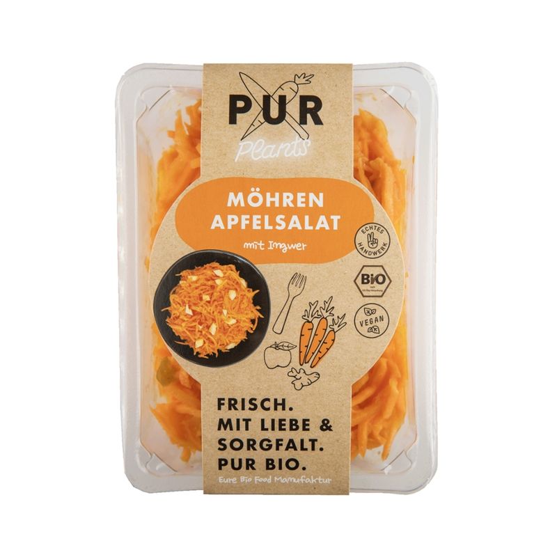 PUR Bio-Manufaktur PUR Möhren-Apfelsalat mit Ingwer - Produktbild