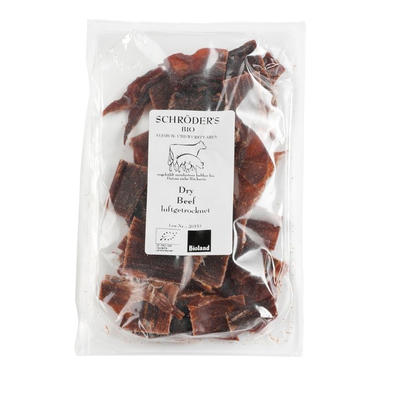 Schröder's Bio Fleisch- und Wurstwaren Dry Beef ca. 50 g - Produktbild