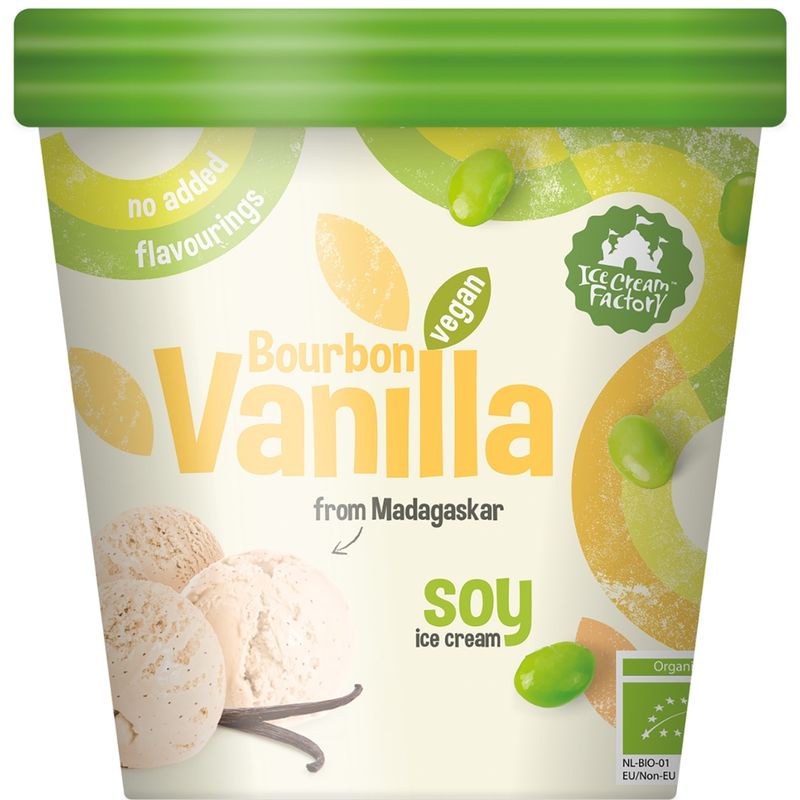 Ice Cream Factory Bourbon Vanille Soja Eis - Produktbild