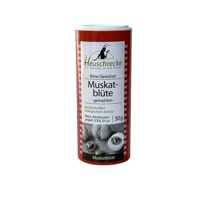 Heuschrecke Muskatblüte Macis, gemahlen, kbA - Produktbild