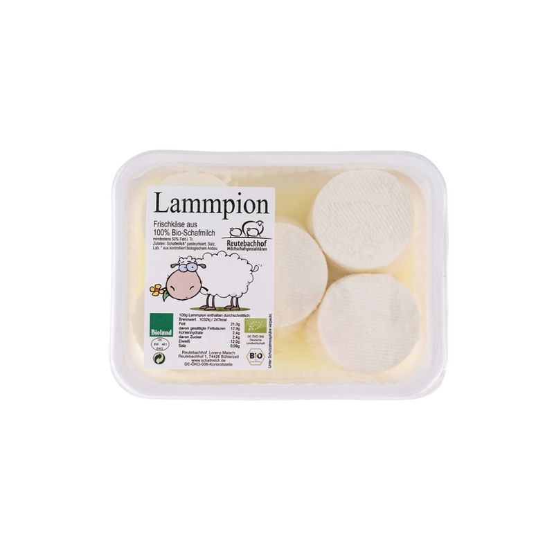 Reutebachhof Bio-Schafmilch-Frischkäse, Lammpion - Produktbild