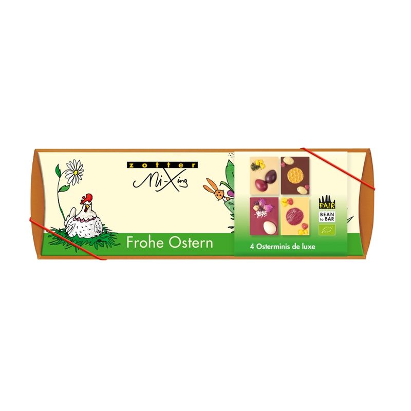 Zotter Schokolade 4 Osterminis de luxe - Produktbild