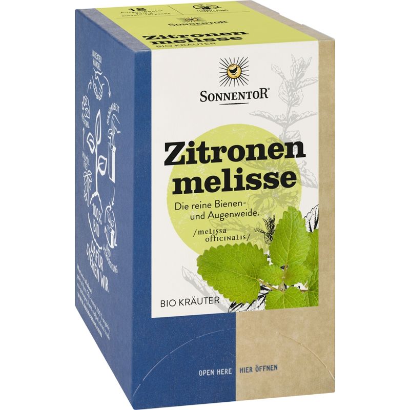 Sonnentor Zitronenmelisse, Doppelkammerbeutel - Produktbild