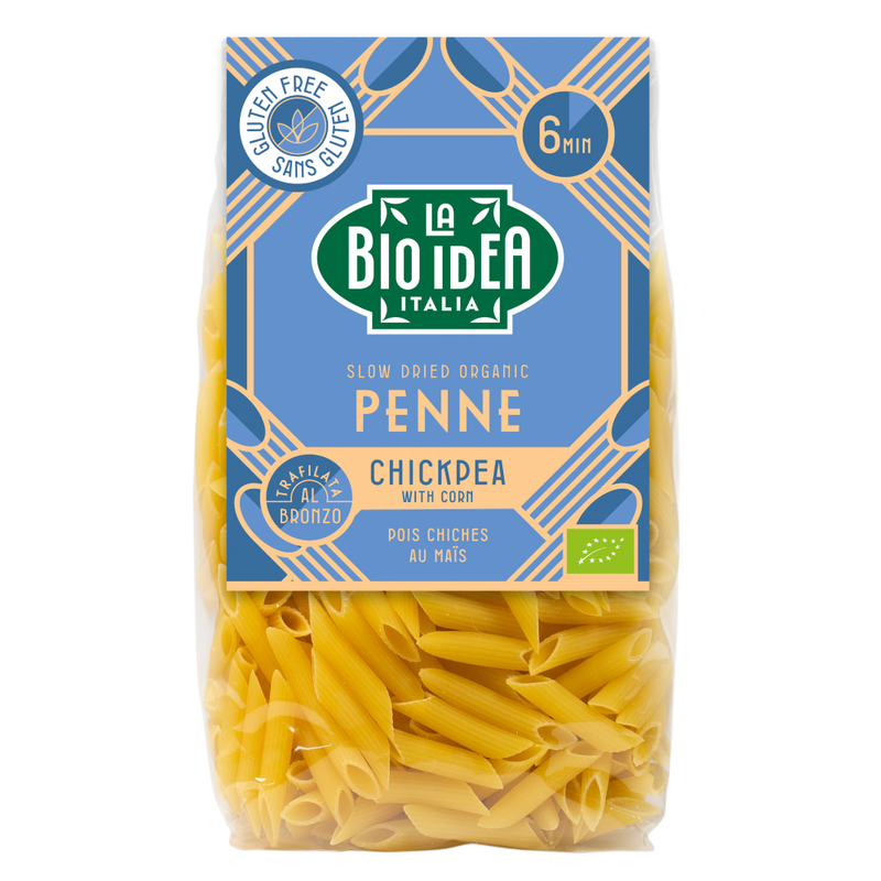 La Bio Idea Kichererbsen Penne mit Mais - Produktbild