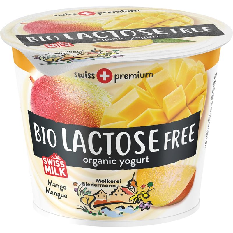 Molkerei Biedermann Bio Jogurt lactosefrei Mango - Produktbild