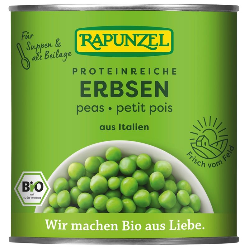 Rapunzel Erbsen in der Dose - Produktbild