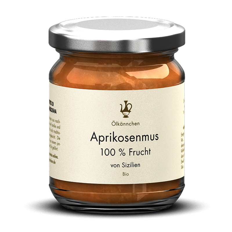 Ölkännchen Ölkännchen Aprikosenmus, 100% Frucht, Sizilien IT 190g - Produktbild